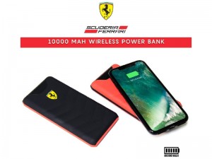 پاور بانک 10000 میلی آمپر وایرلس سی جی موبایل فراری مدل Scuderia Ferrari