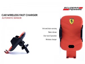 پایه نگهدارنده و شارژر وایرلس سی جی موبایل فراری مدل Scuderia Ferrari
