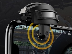 دسته بازی انگشتی بیسوس مدل Level 3 Helmet PUBG Gadget GMGA03-A03