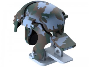 دسته بازی انگشتی بیسوس مدل Level 3 Helmet PUBG Gadget GMGA03-A03