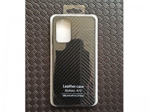 کاور فیبر کربنی مدل Leather Case مناسب برای گوشی موبایل سامسونگ A72