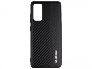 کاور فیبر کربنی مدل Leather Case مناسب برای گوشی موبایل سامسونگ Galaxy Z Fold 2