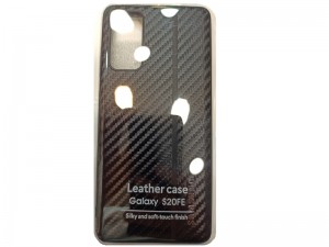 کاور فیبر کربنی مدل Leather Case مناسب برای گوشی موبایل سامسونگ S20 FE