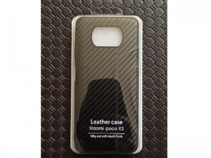 کاور فیبر کربنی مدل Leather Case مناسب برای گوشی موبایل شیائومی Poco X3/Poco X3 Pro/Poco X3 NFC