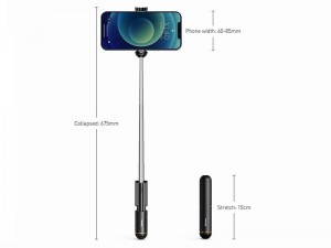 مونوپاد بلوتوثی بیسوس مدل Ultra Mini Bluetooth Folding Selfie Stick SUDYZP-G01