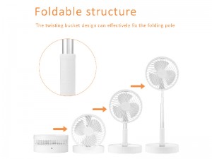 پنکه پرتابل و اسپیکر بلوتوث  مدل Storable Fan