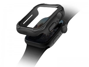 قاب محافظ و گلس یونیک مدل TORRES مناسب برای ساعت هوشمند اپل واچ 44mm