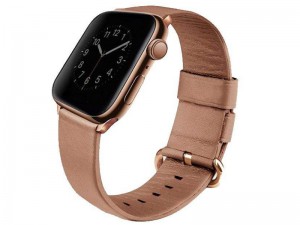 بند چرمی ساعت یونیک مدل Mondain مناسب برای اپل واچ 40 میلی‌متری