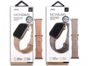 بند چرمی ساعت یونیک مدل Mondain مناسب برای اپل واچ 40 میلی‌متری
