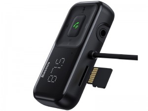شارژر فندکی با قابلیت پخش موسیقی و مکالمه بیسوس مدل T typed S-16 wireless MP3 car charger CCTM-E01