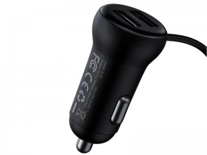 شارژر فندکی با قابلیت پخش موسیقی و مکالمه بیسوس مدل T typed S-16 wireless MP3 car charger CCTM-E01