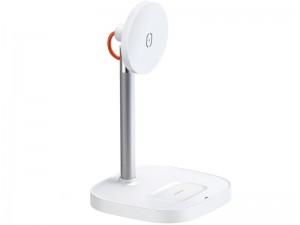 پایه نگهدارنده مگنتی و شارژر وایرلس دوکاره مک دودو مدل CH-7340