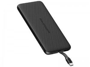 پاور بانک 10000 میلی آمپر راو پاور مدل RP-PB161 با کابل متصل تایپ سی