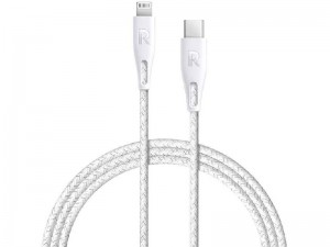 کابل تبدیل Type-C به Lightning راو پاور مدل RP-CB1004 به طول 1.2 متر