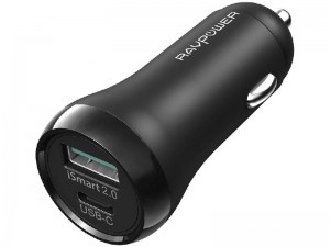 شارژر فندکی فست شارژ راو پاور مدل RP-PC091