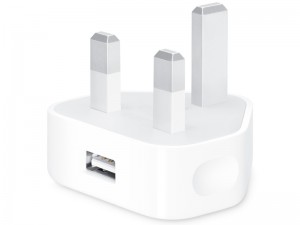 شارژر دیواری اورجینال اپل مدل 3pin 5W USB Power Adapter MD812