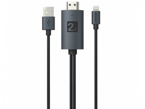 کابل تبدیل Lightning به HDMI پرودو مدل PD-ABHDL3 به طول 3 متر