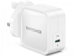 شارژر دیواری فست شارژ 33 وات راو پاور مدل RP-PC133