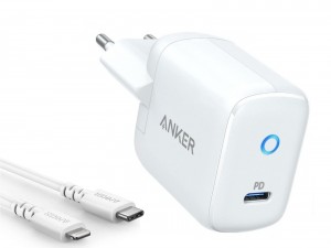 شارژر دیواری فست شارژ انکر مدل B2019LD1 بهمراه کابل تایپ سی به لایتنینگ