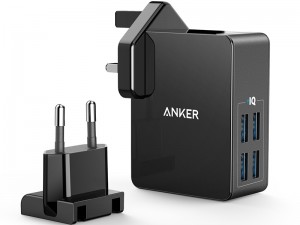 شارژر دیواری فست شارژ 27 وات انکر مدل A2042 PowerPort 4 Lite