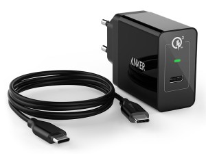 شارژر دیواری فست شارژ انکر مدل A2015 بهمراه کابل تایپ سی