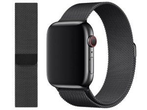 بند فلزی ساعت مدل Milanese Loop مناسب برای اپل واچ 44/42 میلی‌متری