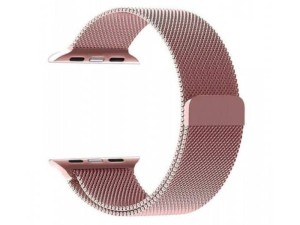 بند فلزی ساعت مدل Milanese Loop مناسب برای اپل واچ 44/42 میلی‌متری