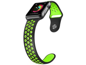بند سیلیکونی طرح Nike مناسب برای ساعت اپل واچ 40/38 میلی‌متری
