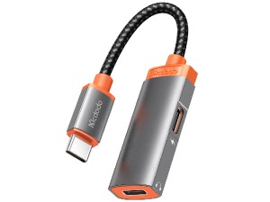 مبدل تایپ سی به تایپ سی صدا و پورت شارژ مک دودو مدل CA-0520