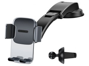 پایه نگهدارنده چندکاره گوشی موبایل بیسوس مدل Easy Control Clamp Car Mount Holder Set SUYK000001