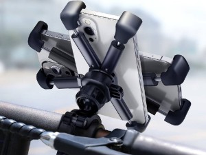 پایه نگهدارنده موبایل موتور و دوچرخه بیسوس مدل Quick To Take Cycling Holder SUQX-01