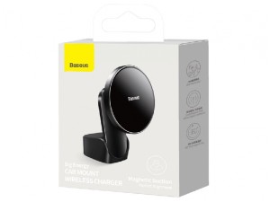 پایه نگهدارنده مگنتی و شارژر وایرلس بیسوس مدل Big Energy Car Mount Wireless Charger WXJN-01