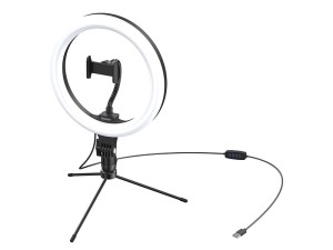 رینگ لایت عکاسی بیسوس مدل Live Stream Holder-table Stand Ring Light CRZB10-A01