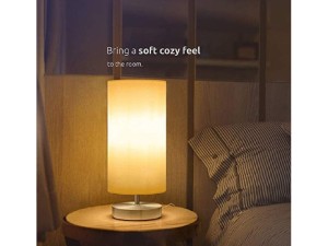 آباژور رومیزی تکین مدل Fabric Bedside Lamp DL21