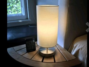 آباژور رومیزی تکین مدل Fabric Bedside Lamp DL21