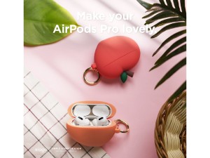 کاور ایرپاد پرو الاگو مدل Airpods Pro Peach Case EAPP-PEACH