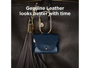کاور چرمی ایرپاد پرو الاگو مدل Airpods Pro Genuine Leather Case EAPPLE