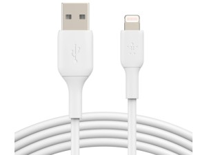 کابل تبدل Lightning به USB بلکین مدل CAA001bt3MBK به طول 3 متر