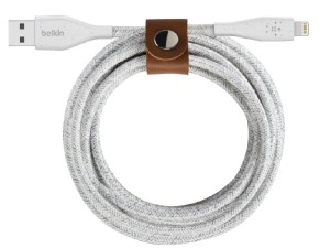 کابل تبدیل USB به Lightning بلکین مدل Duratek Plus F8J236bt10 به طول 3 متر