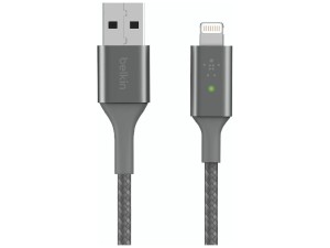 کابل لایتنینگ بلکین مدل Boost Charge MFi CAA007bt04GR به طول 1.2 متر