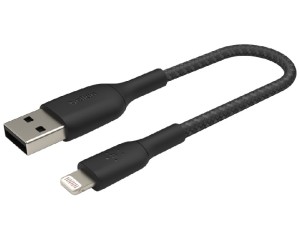 کابل پاوربانکی لایتنینگ بلکین مدل CAA002BT0M به طول 15 سانتی‌متر