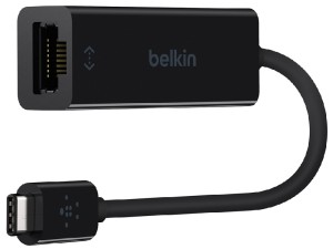 مبدل تایپ سی به Gigabit Ethernet بلکین مدل F2CU040BT-BLK