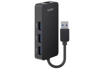 هاب تایپ سی 4 پورت بلکین مدل B2B128 (دارای 3 پورت USB3.0 و RJ45)