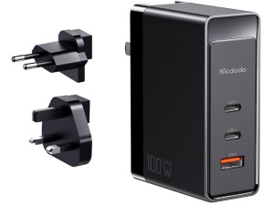 شارژر دیواری فست شارژ 100 وات مک دودو مدل CH-8101