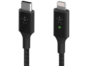 کابل Type-C به Lightning بلکین مدل CAA006bt01MBK به طول 1 متر