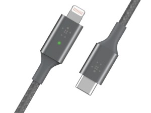 کابل Type-C به Lightning بلکین مدل CAA006bt03MBK به طول 3 متر