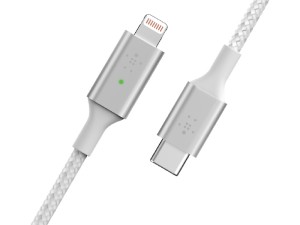 کابل Type-C به Lightning بلکین مدل CAA006bt04H2M به طول 2 متر