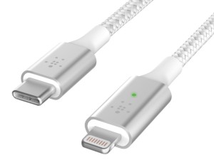 کابل Type-C به Lightning بلکین مدل CAA006bt04H3M به طول 3 متر