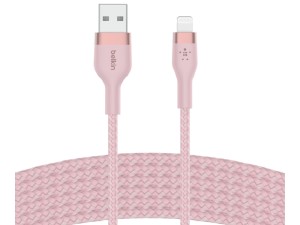 کابل فست شارژ لایتنینگ بلکین مدل CLT010bt25M به طول 2.5 متر