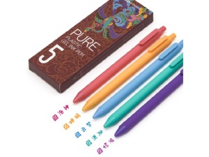 بسته 15 تایی خودکار شیائومی مدل Kaco Pure Plastic Gel Ink Pen K1015